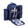 Outdoor Camping Picnic Backpack Bag with Tableware for 2 People