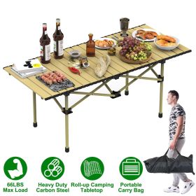 Folding Camping Table with Carry Bag (size: L)