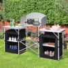 Folding Camping Table - with Storage Organizer