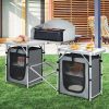 Folding Camping Table - with Storage Organizer