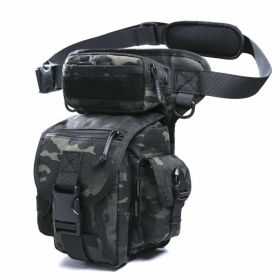 ANTARCTICA Waterproof Military Tactical Thigh Bag (Color: CP BK)
