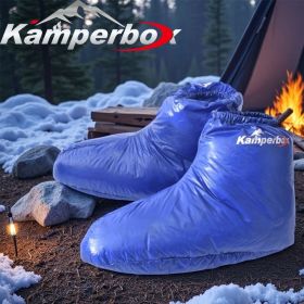 Kamperbox Down Booties (Color: Blue)