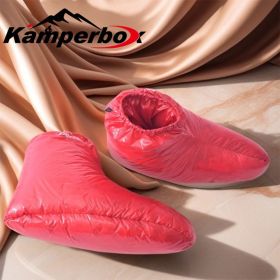 Kamperbox Down Booties (Color: Red)