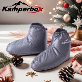 Kamperbox Down Booties (Color: grey)