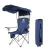 Oversized Heavy Duty Camping Chair with Canopy
