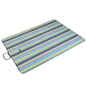 60" x 78" Waterproof Picnic Blanket (Color: Blue, size: One size)