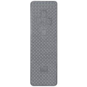 Heated Sleeping Bag Liner Powered By USB Plug Power Bank 3 Temperature Levels with Carrying Bag Machine Washable (Color: Gray, size: One size)