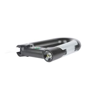 2200mAh Power Bank w/Emergency Flashlight Compass Carabiner-Shaped (Color: Black, size: One size)