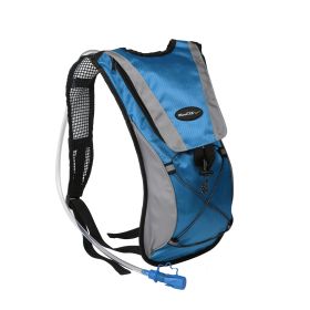 Leak-Proof Hydration Backpack with 2L Water Bladder (Color: Blue, size: One size)