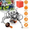 4000W Portable Camping Stove Piezo Ignition with Carrying Case