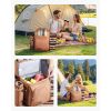 Picnic Backpack with Insulated Cooler Compartment, Detachable Bottle/Wine Holder, Lightweight Blanket