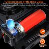 3300W Portable Camping Stove Dual Fuel - Piezo Electric Ignition Single Burner with Automatic Tank Ejection Overpressure Cut Off
