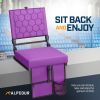 Folding Reclining Stadium Seat with Back Support