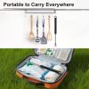 Rechargeable USB Electric Lighter with 360° Flexible Neck & Safety Lock, Windproof