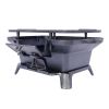 Portable Cast Iron BBQ Grill with Grate