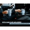 30 oz Stainless Steel Insulated Tumbler with Handle and Straw Lid