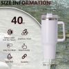 40oz Tumbler With Handle And Straw Lid