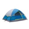 Easy Setup 2-4 Person Lightweight Dome Tent with Fly, Mesh Windows & Skylights