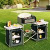 Folding Camping Table - with Storage Organizer