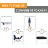 Folding Camping Cots for Adults with Carry Bags, Side Pockets