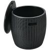 Rattan  4-in-1 Cool Bar Cocktail Table