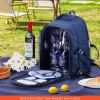 Outdoor Camping Picnic Backpack Bag with Tableware for 2 People