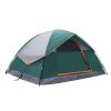 Easy Setup 2-4 Person Lightweight Dome Tent with Fly, Mesh Windows & Skylights