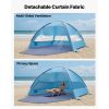 Sun Shelter for 6 Person, UPF 50+ Protection with Carrying Bag & Sand Pockets