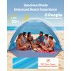 Sun Shelter for 6 Person, UPF 50+ Protection with Carrying Bag & Sand Pockets