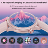 Fitness Tracker Smart Watch Bluetooth Calling Heart Rate Monitor Waterproof 3ATM
