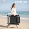 Zero Gravity Chair, Reclining Camping Lounge Chair with Cup Holder and Removable Cushion