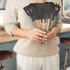 11Pcs Silicone Cooking Utensil Set Heat Resist Wooden Handle