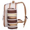 Picnic Backpack with Insulated Cooler Compartment, Detachable Bottle/Wine Holder, Lightweight Blanket