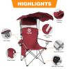 Oversized Heavy Duty Camping Chair with Canopy