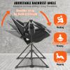 Reclining Camping Chair, 300 lbs Load Camping Hammock Chair, Rocking Lounge Folding Chair with Cup Holder Storage Bag Headrest & Adjustable Backrest