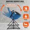 Reclining Camping Chair, 300 lbs Load Camping Hammock Chair, Rocking Lounge Folding Chair with Cup Holder Storage Bag Headrest & Adjustable Backrest