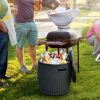 Rattan  4-in-1 Cool Bar Cocktail Table