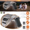 5-8 Person Pop Up Tent with 4 Mosquito Net Windows, Carrying Bag