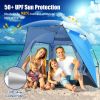 3-4 Person Easy Pop-Up UPF 50+ Sun Shelter