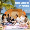 3-4 Person Easy Pop-Up UPF 50+ Sun Shelter