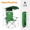 Oversized Heavy Duty Camping Chair with Canopy
