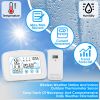 Wireless Weather Station With Clock 196FT Range