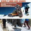 Universal Anti-slip Grip Spikes, with 19 Steel Spikes, Ice And Snow Grip Spikes