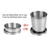 Stainless Steel Telescopic Folding Cup  75ml/150ml/250ml