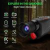 Professional Night Vision Monocular - 1000m Long-Range Infrared with 32GB Storage, Includes Tripod & Carrying Bag