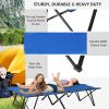 2 Person Folding Camping Cot for Adults, 50" Extra Wide with Carry Bag, Elevated Camping Bed