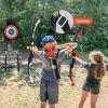 Youth Archery Bow Set with LED Light Up Bow and 20 Suction Cup Arrows