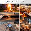Rechargeable USB Electric Lighter with 360° Flexible Neck & Safety Lock, Windproof