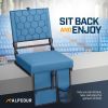 Folding Reclining Stadium Seat with Back Support