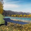 Folding Camping Cots for Adults with Carry Bags, Side Pockets